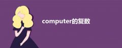 computer的复数