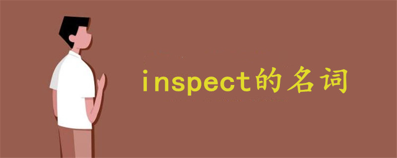 inspect的名词