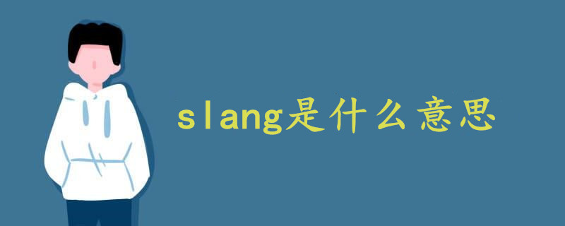 slang什么意思中文