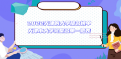 2023天津的大学排名榜单 天津市大学完整名单一览表