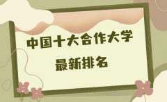 2023中国十大合作大学最新排名，国内合作办学最好的大学