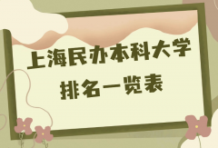 上海六大民办大学哪个更好？2023上海所有民办本科大学排名