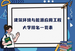 全国建筑环境与能源应用工程专业大学排名（2023最新排名一览表）