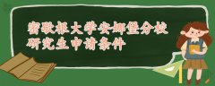 密歇根大学安娜堡分校研究生申请条件