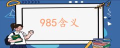 985含义