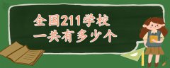 全国211学校一共有多少个